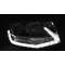 VW T6 (15-19) priekšējie lukturi, LED dayline, DRL, melni
