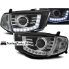Mitsubishi L200 (06-10) priekšējie LED Dayline lukturi, melni