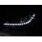 Peugeot 207 (06-12) priekšējie LED Dayline lukturi, hromēti