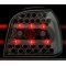 VW Golf 3 aizmugurējie LED lukturi, hromēti