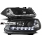 Renault Megane (02-05) priekšējie LED Dayline lukturi, melni 