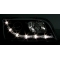 Volvo S40/V40 (95-04) LED Dayline priekšējie lukturi, melni