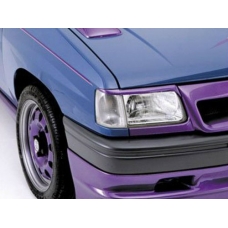 Opel Corsa A (84-93) priekšējo lukturu uzlikas, melnas