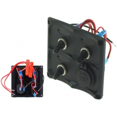 Sledži 12V SPST/ON-OFFx3, 1xGZ, 2B 15A IP68