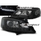 Opel Astra G (98-04) priekšējie LED Dayline lukturi, melni 