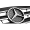 Mercedes-benz C-Class W203 (00-07) priekšējā reste, melna/hromēta, CL Style