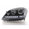 Mercedes-Benz W164 M-klase (08-11) priekšējie LED Dayline lukturi, melni