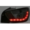 Seat Ibiza 6J (08-12) 3-durvju aizmugurējie LED lukturi, tonēti
