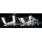 VW Golf 7 (12-17) priekšējie lukturi, LED dayline, DRL, melni