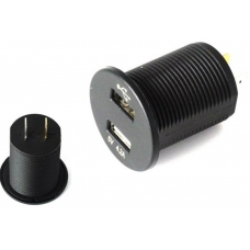 Ligzda 12 / 24V 2xUSB 4,2A