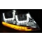 VW Golf 7 (12-17) priekšējie lukturi, LED dayline, DRL, melni