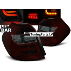 BMW E87 (04-07) aizmugurējie LED lukturi, tonēti