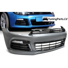 VW Scirocco (08-14) priekšējais bamperis R style + LED lukturi