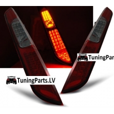 Ford Focus (04-08) aizmugurējie LED lukturi + LED pagriezieni, tonēti