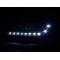 Opel Astra G (98-04) priekšējie LED Dayline lukturi, melni 