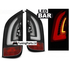 VW UP! (11-...) SKODA CITIGO (11-...) LED aizmugurējie lukturi, melni