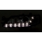 Opel Vectra B (95-98) priekšējie lukturi, LED dayline, melni 
