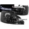 Ford Focus (98-01) priekšējie LED Dayline lukturi, melni