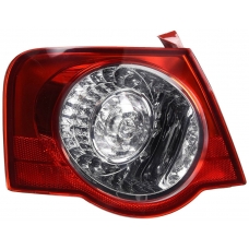 VW Passat B6 (05-10) sedana, aizmugures lukturis stūris kreisā puse, LED
