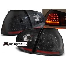 VW Golf 5 aizmugurējie LED lukturi, melni