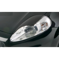 Fiat Grande Punto (05-..) priekšējo lukturu uzlikas, melnas