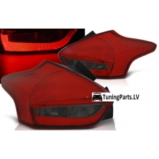 Ford Focus Hatchback (15-18) aizmugurējie LED lukturi, tonēti