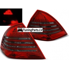 Mercedes-Benz W203 C-klase (00-04) aizmugurēje LED lukturi, tonēti 