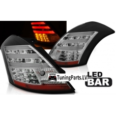 Suzuki Swift (10-...) aizmugurējie LED lukturi, melni