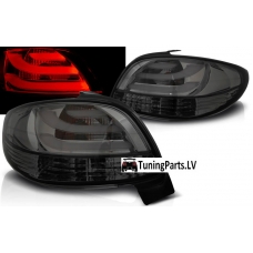 Peugeot 206 (98-06) aizmugurējie LED lukturi, tonēti