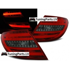 Mercedes Benz W204 C-class (07-10) aizmugurējie LED lukturi, tonēti