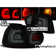 VW Golf 5 aizmugurējie LED lukturi, tonēti