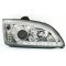 Ford Focus (04-08) priekšējie LED Dayline lukturi, hromēti