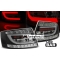 Audi A6 C6 (04-08) LED aizmugurējie lukturi, melni, 7 PIN