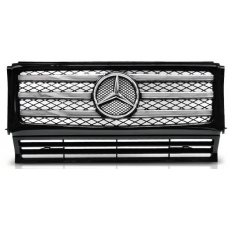 Mercedes-benz G-class W463 (90-12) priekšējā reste Sport Style melna/hromēta Mercedes-benz G-class W463 (90-12) priekšējā reste Sport Style melna/hromēta