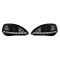 Opel Corsa C (01-06) priekšējie LED Dayline lukturi, melni