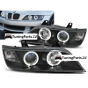 BMW Z3 priekšējie lukturi, eņģeļ acis, melni