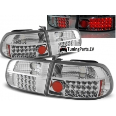 Honda Civic (91-95) 3D aizmugurējie LED lukturi, hromēti