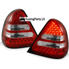 Mercedes-Benz W202 C-klase (93-00) aizmugurējie LED lukturi, sarkani 