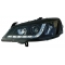 Opel Astra G (98-04) priekšējie lukturi, LED Dayline, melni