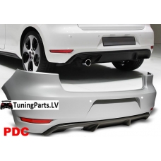 VW Golf 6 aizmugurējais bamperis GTI Style ar PDC