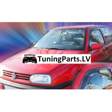 VW Golf 3 (91-97) logu deflektori, 3-durvju modelim, 2 gab