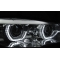 BMW X5 E70 (07-10) priekšējie lukturi, 3D LED eņģeļ acis, hromēti, DRL, xenona, AFS