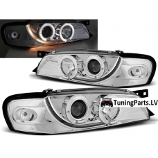 Subaru Impreza (93-00) priekšējie lukturi, eņģeļ acis, hromēti