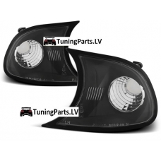 BMW E46 kupejas/kabrio (01-03) priekšējie pagriezieni, melni