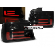 BMW E36 sedana aizmugurējie LED lukturi, melni
