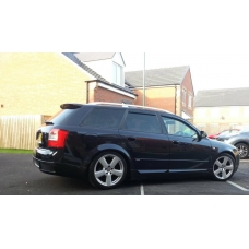 Audi A4 B6 B7 (00-09) avant logu deflektori, 4 gab