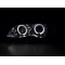 BMW E46 sedana/touringa (01-05) priekšējie lukturi, eņģeļacis, hromēti