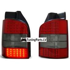 VW T5 (03-10) aizmugurējie LED lukturi, tonēti