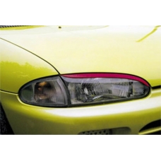 Mitsubishi Colt (92-96) priekšējo lukturu uzlikas, melnas