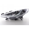 Peugeot 207 (06-12) priekšējie LED Dayline lukturi, hromēti